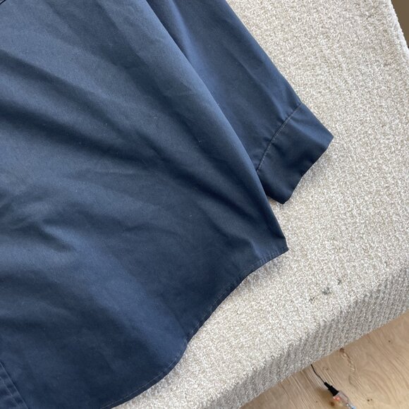 VTG Big Bill Canada Made Work Shirt Men 3XL Blue Pearl Snap Long Sleeve Workwear - Picture 5 of 14